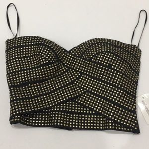 Windsor Women’s Strapless Cropped Top Sz S